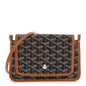 Goyardine Plumet Wallet Clutch Black Gold