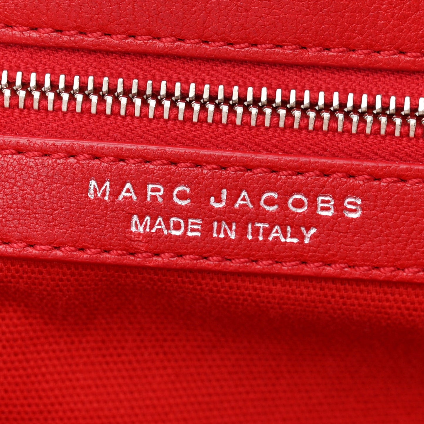 Calfskin Quilted Leather Stam Bag Red