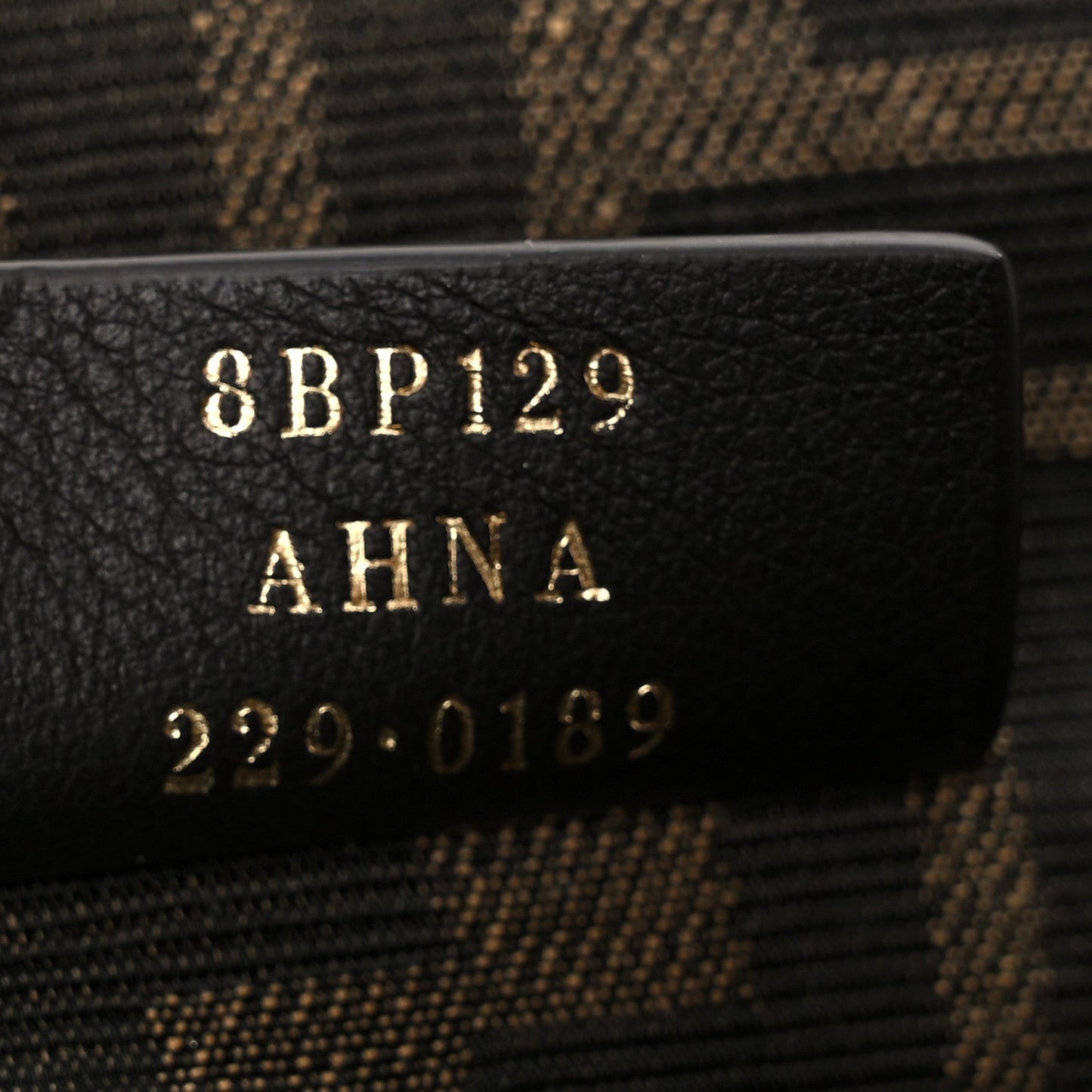 Shearling Small Fendi First Ghiaccio Oro Soft