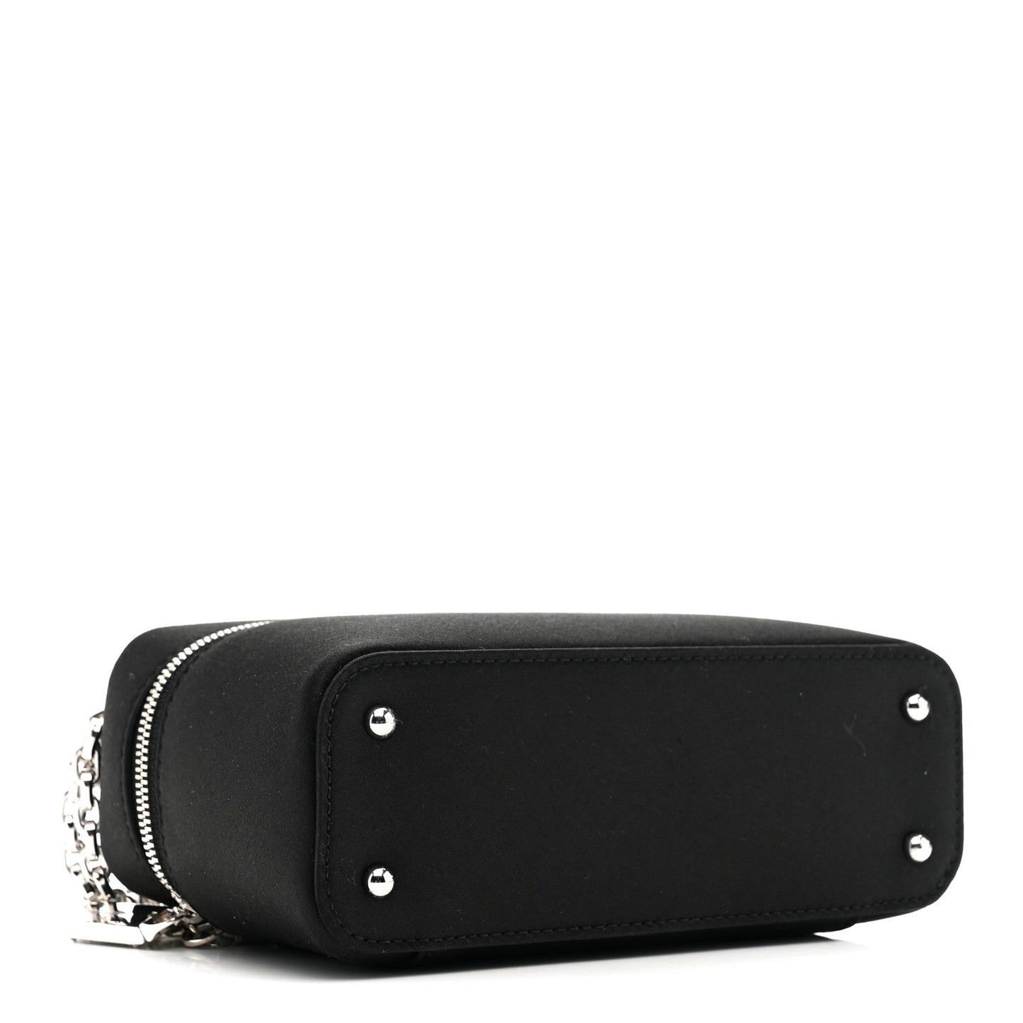 Satin Crystal Pave Medium Sicily Tubes Black