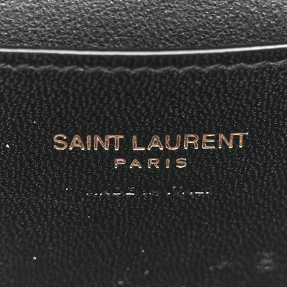 Lambskin Quilted Mini Gaby Vanity Case Black
