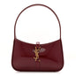 Patent Calfskin Le 5 A 7 Mini Hobo Red Grenat