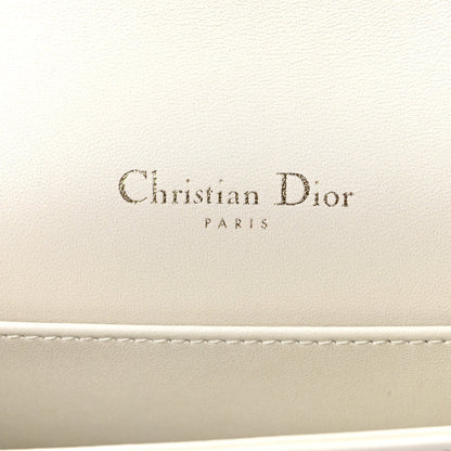 Lambskin Cannage Lady Dior Pouch Latte