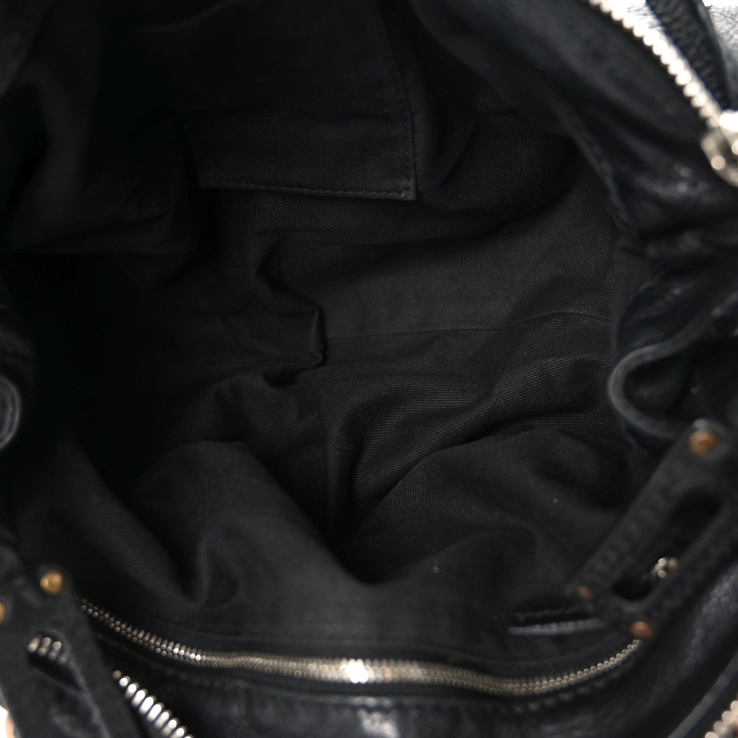 Calfskin Medium Paddington Satchel Black