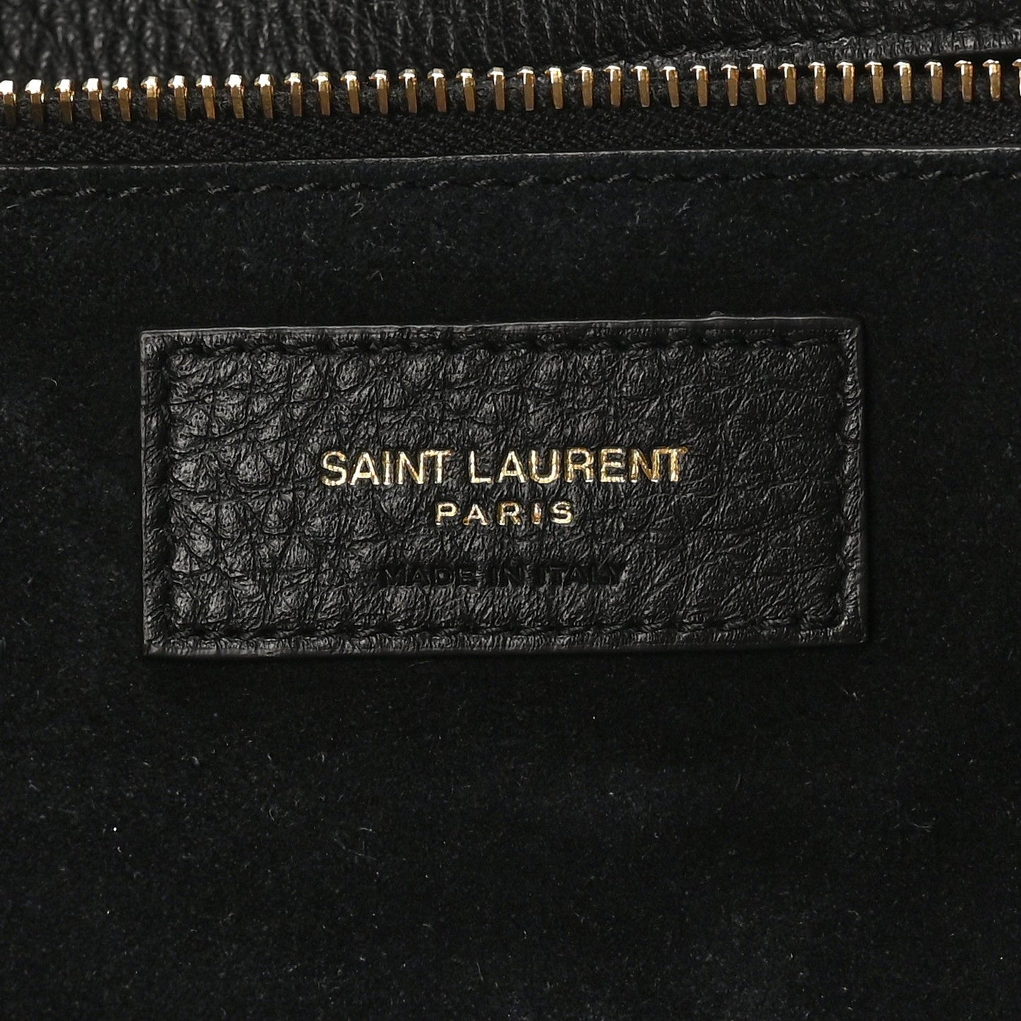 Grained Deerskin Bea Tote Black