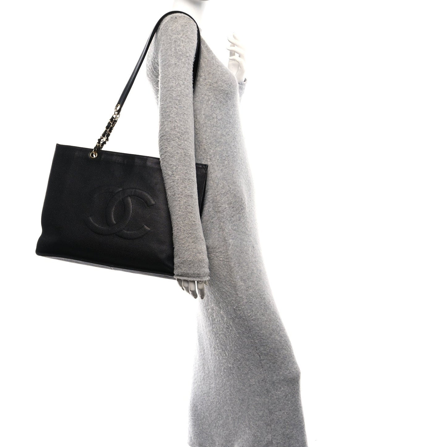 Caviar CC Tote Black