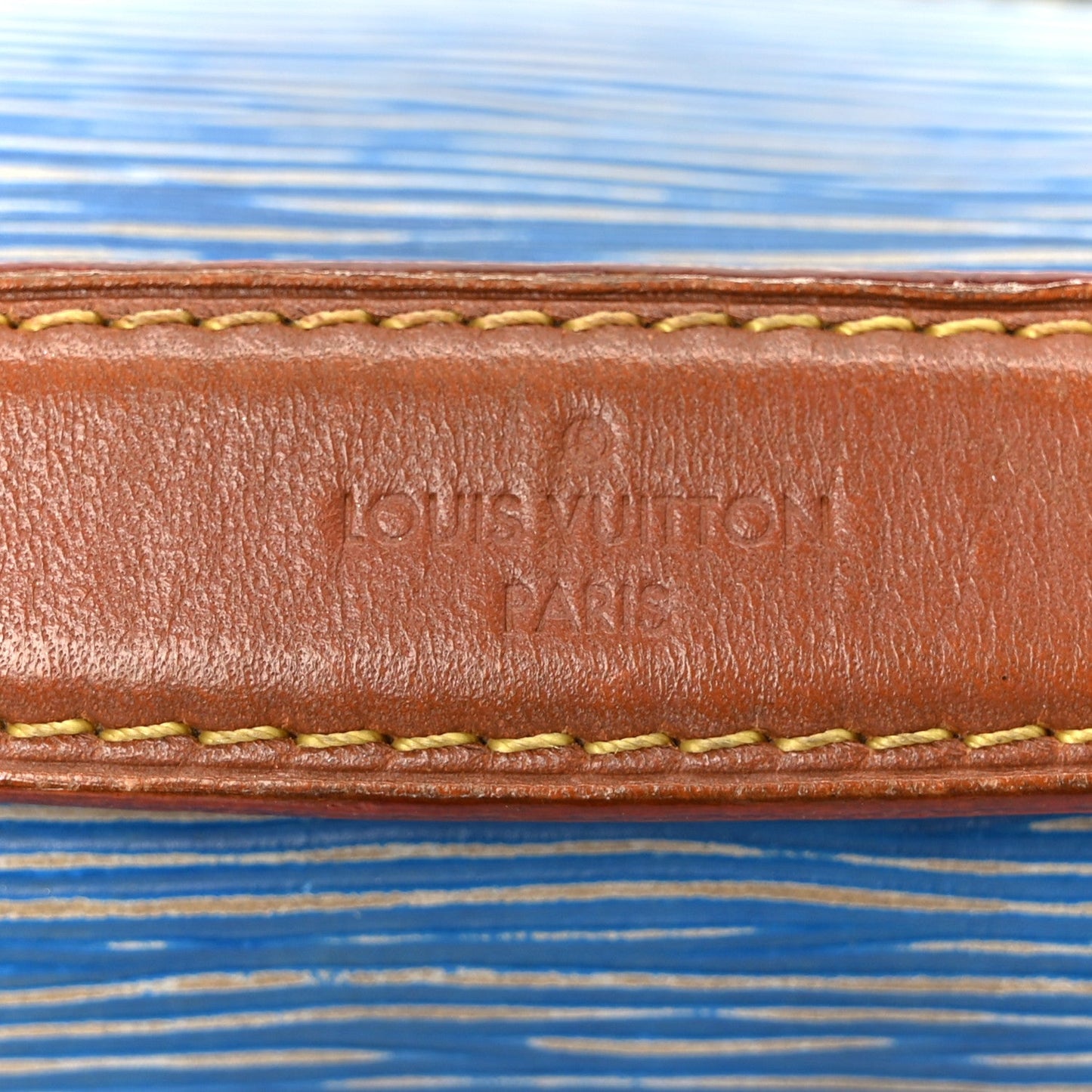 Epi Reverse Monogram Pochette Metis Denim Light