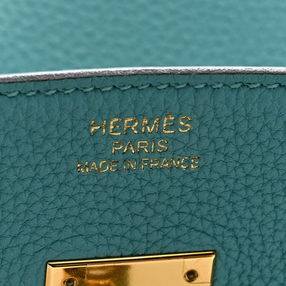 Togo BIRKIN 35 Bleu Atoll