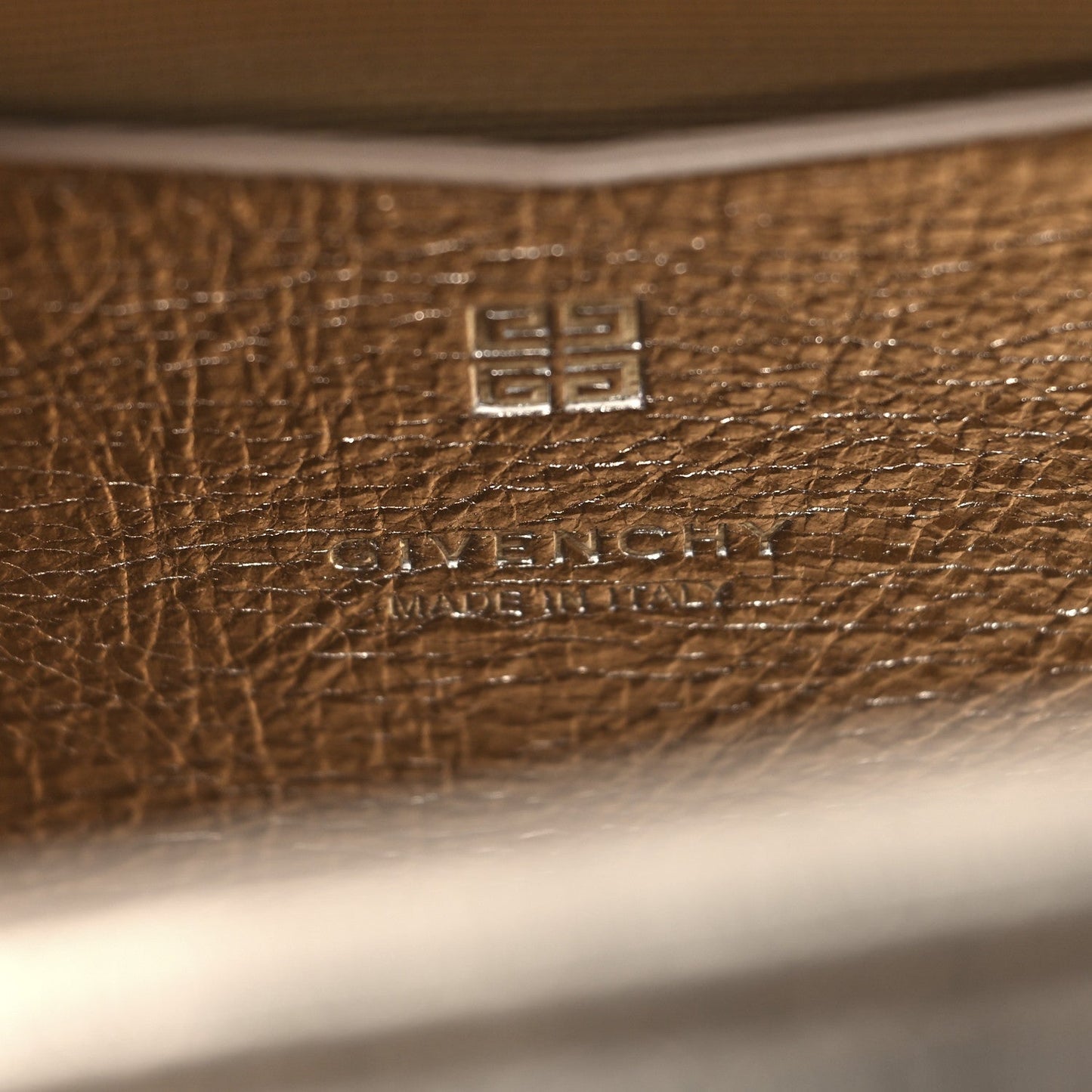 Laminated Lambskin Mini Antigona Gold