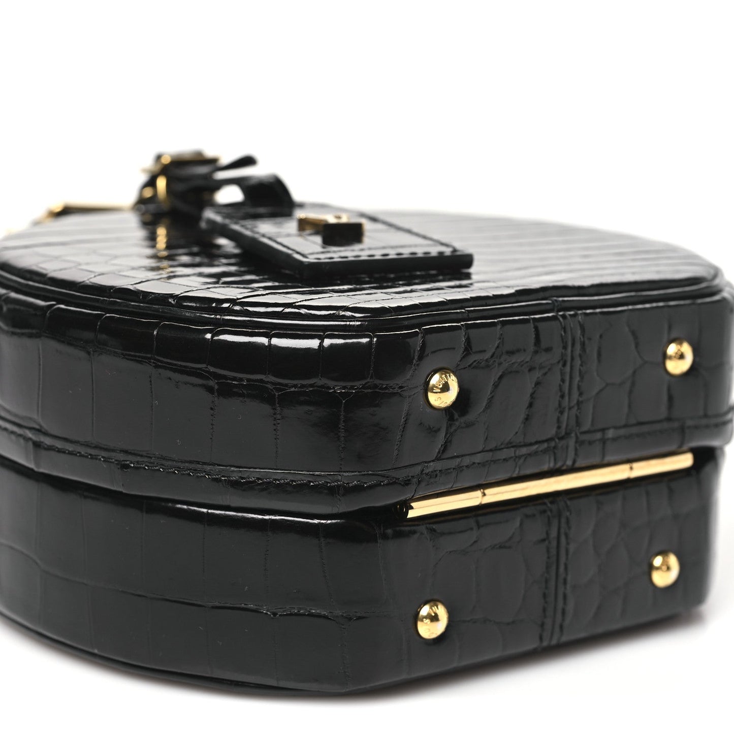 Crocodile Petite Boite Chapeau Black