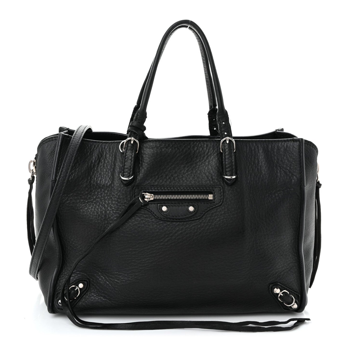 Veau Papier A6 Zip Around Tote Black