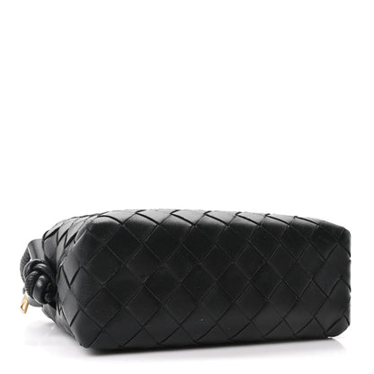 Nappa Intrecciato Mini Loop Camera Bag Black