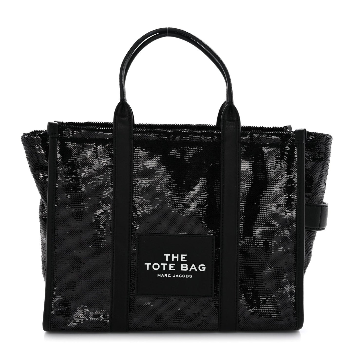 Sequin Medium The Tote Bag Black