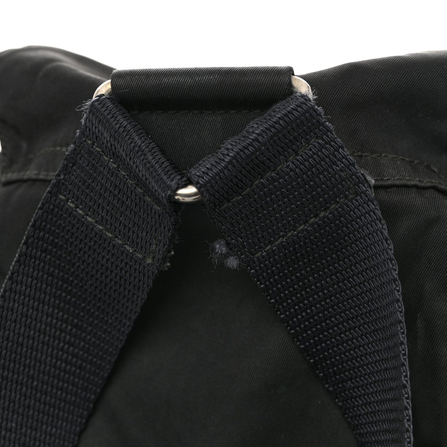 Nylon Vela Mini Cinch Backpack Black