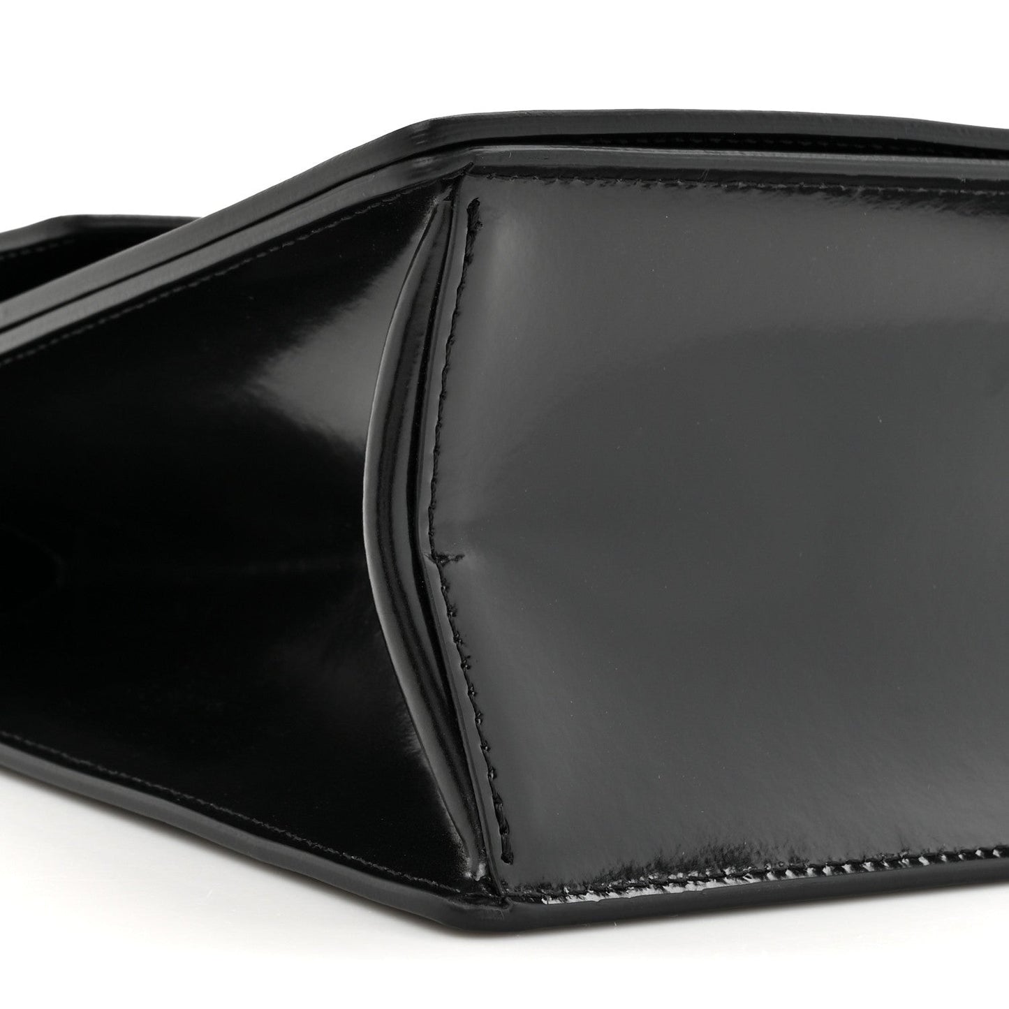 Calfskin Jitney 2.8 Not For Sale Top Handle Bag Black White