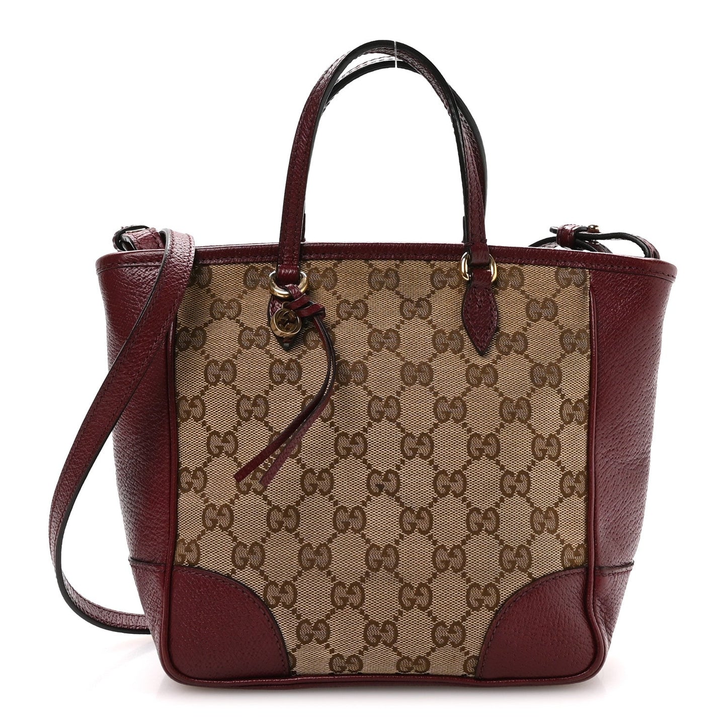 Monogram Small Bree Tote Red