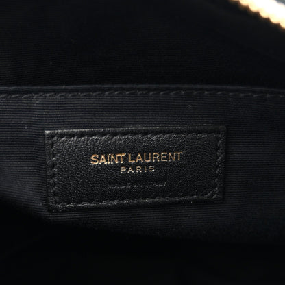 Calfskin Matelasse Monogram Lou Camera Bag Military Green