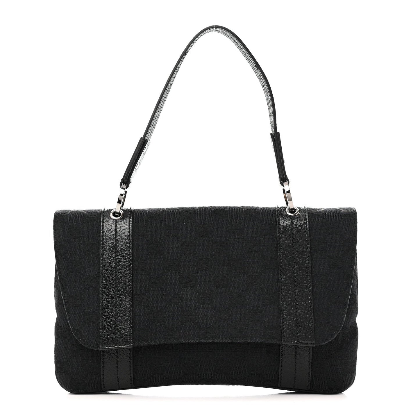 Monogram Satchel Black