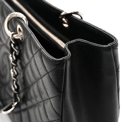 Caviar Quilted XL Grand Shopping Tote GST Black