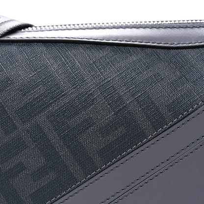 Glazed Fabric Vitello Liberty FF 1974 Diagonal Medium Camera Case Grey