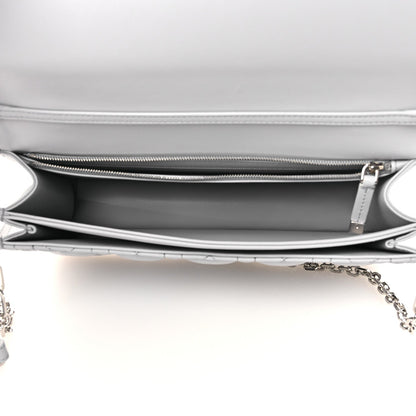 Lambskin Cannage My Dior Top Handle Bag Cloud Blue