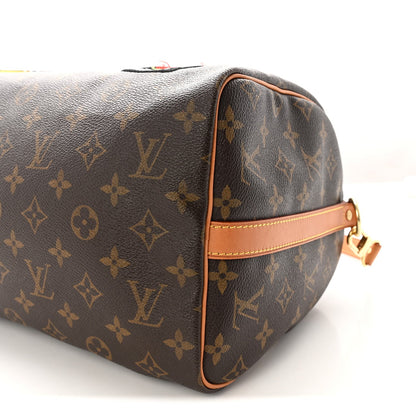 Monogram Patches Speedy Bandouliere 30