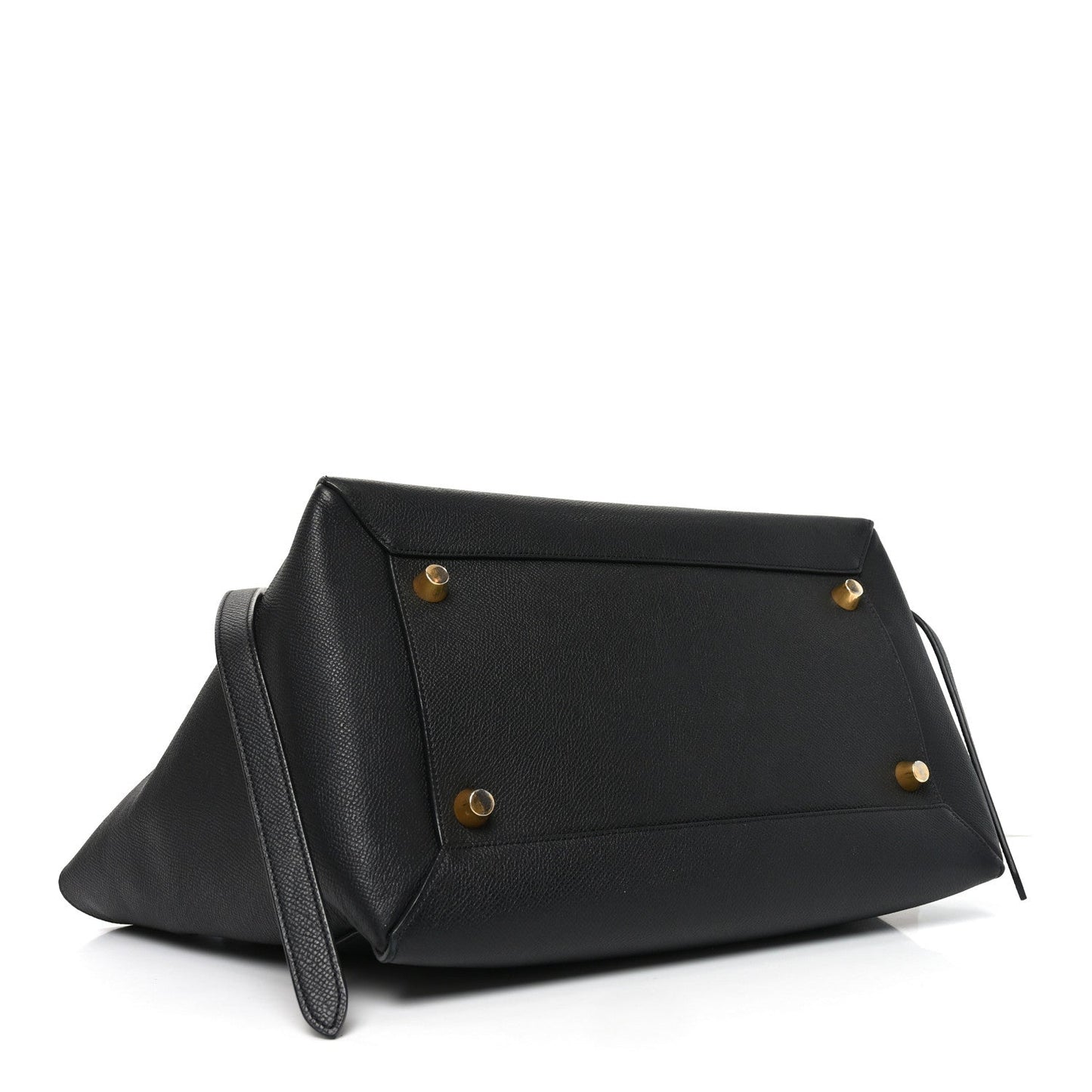 Grained Calfskin Small Belt Bag Black