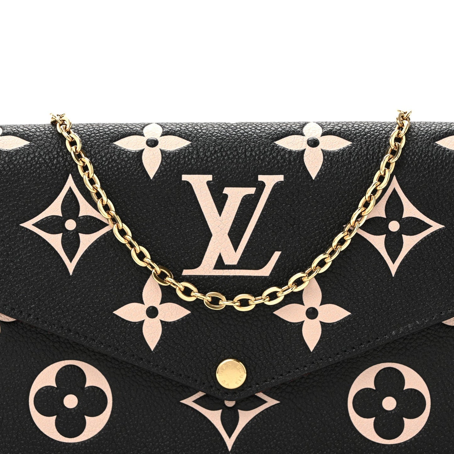 Empreinte Monogram Giant Felicie Pochette Black Beige