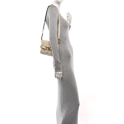 Calfskin Mini Cape Crossbody Sweet Beige