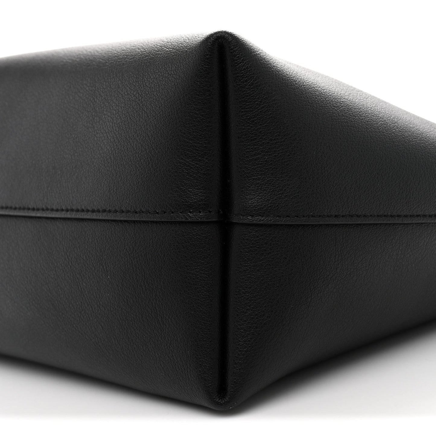 Calfskin Large Shopping Tote Black