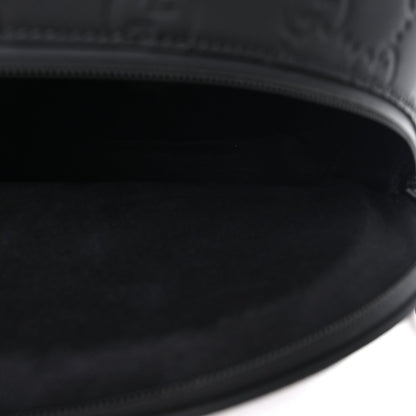 Rubber GG Backpack Black