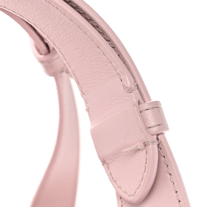 Calfskin Macrocannage Medium Toujours Powder Pink