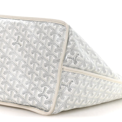 X PEANUTS Goyardine Reversible Anjou GM White
