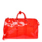 PVC Monogram Keepall Bandouliere 50 Grenadine Red