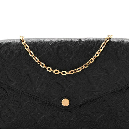 Empreinte Pochette Felicie Chain Wallet Black