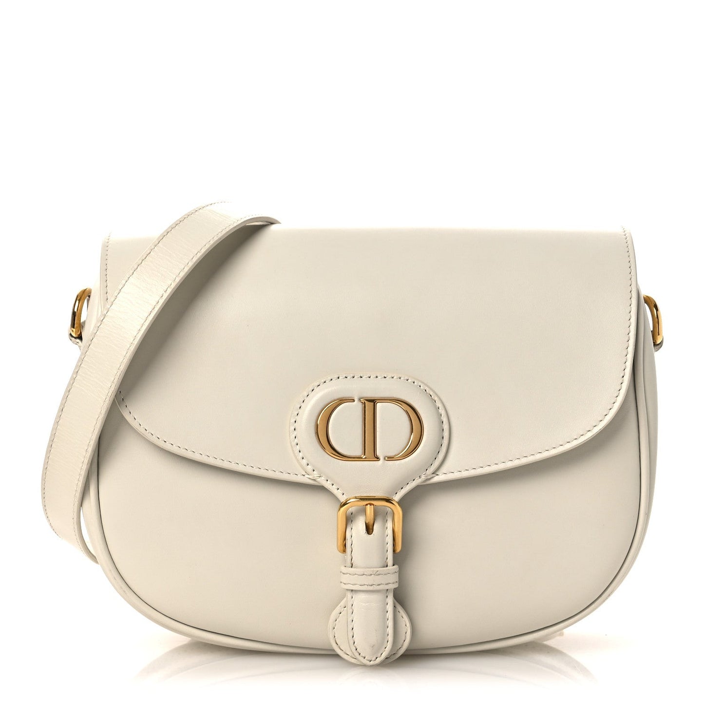 Box Calfskin Medium Bobby Flap Latte