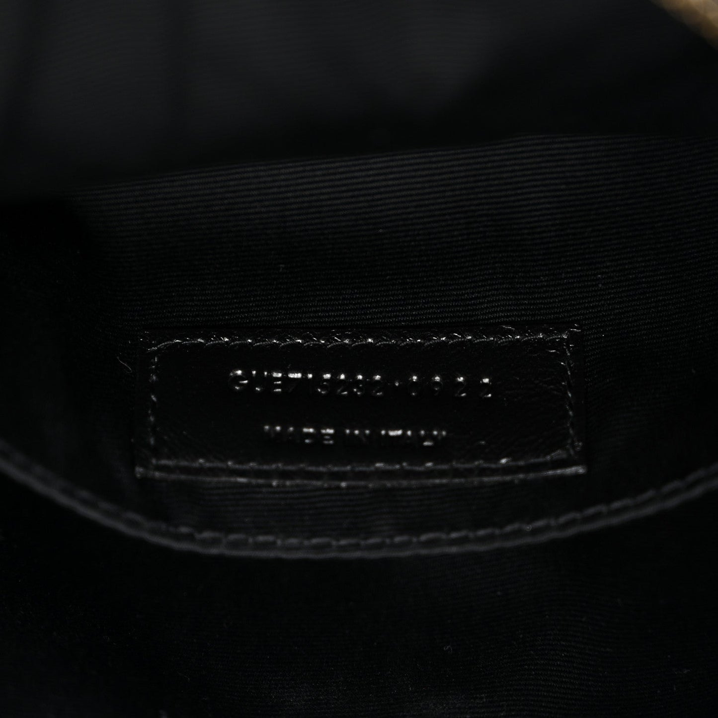 Calfskin Matelasse Monogram Lou Camera Bag Black