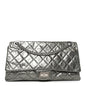 Metallic Aged Calfskin Quilted 2.55 Reissue 227 Flap Vert Fonce