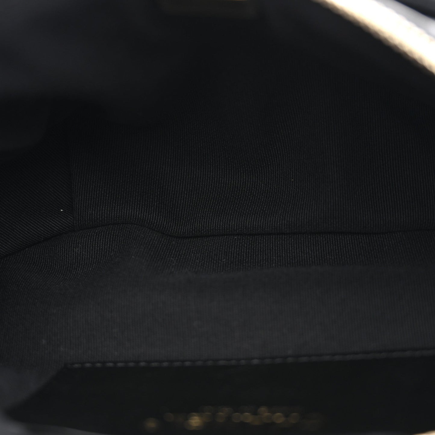 Shiny Aged Calfskin Quilted CC Pockets Jacket Waist Belt Bag Black
