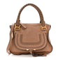 Calfskin Small Marcie Satchel Nut