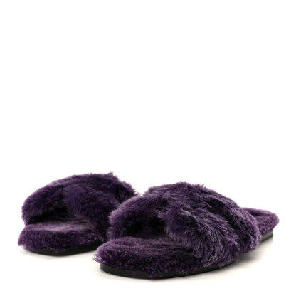 Woolskin Oran Sandals 38.5 Violet Fonce
