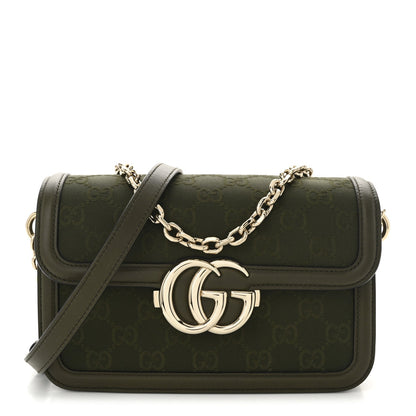 Monogram Small Gucci Go Shoulder Bag Luscious Green