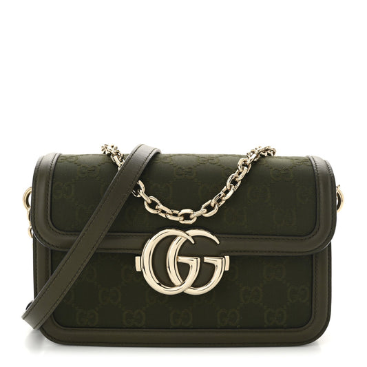Monogram Small Gucci Go Shoulder Bag Luscious Green