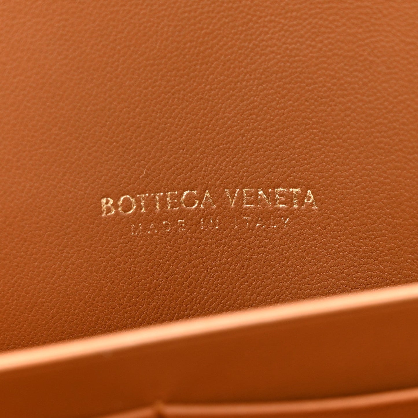 Suede Intrecciato Long Andiamo Top Handle Clutch Amber