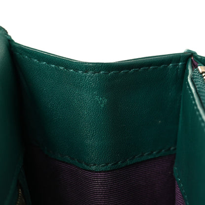 Calfskin Serpenti Forever Medium Shoulder Bag Emerald Green