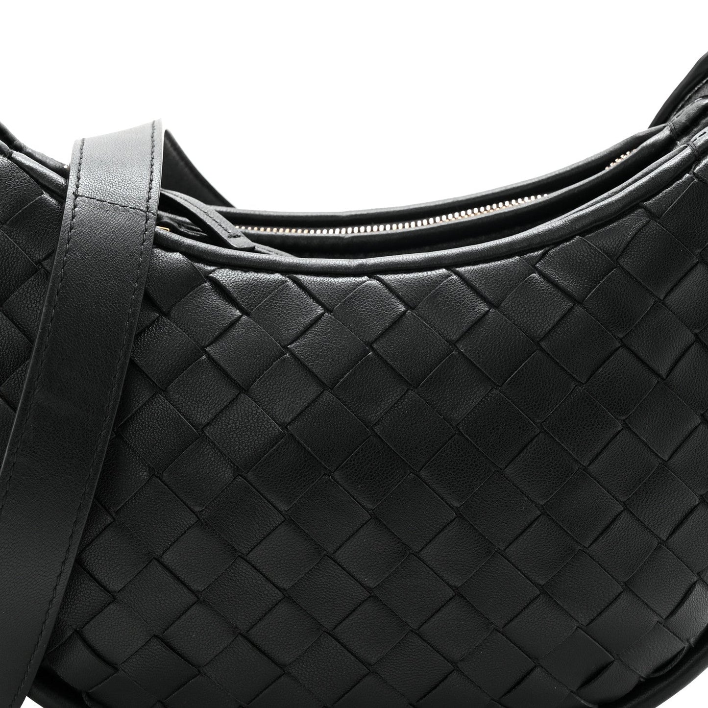 Nappa Intrecciato Small Gemelli Multipocket Bag Black