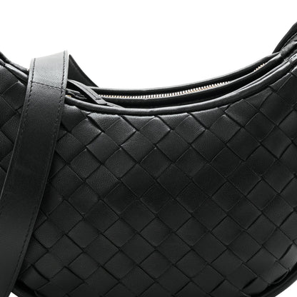 Nappa Intrecciato Small Gemelli Multipocket Bag Black