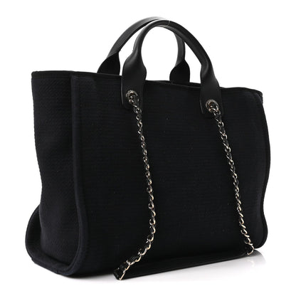 Mixed Fibers Small Deauville Tote Black