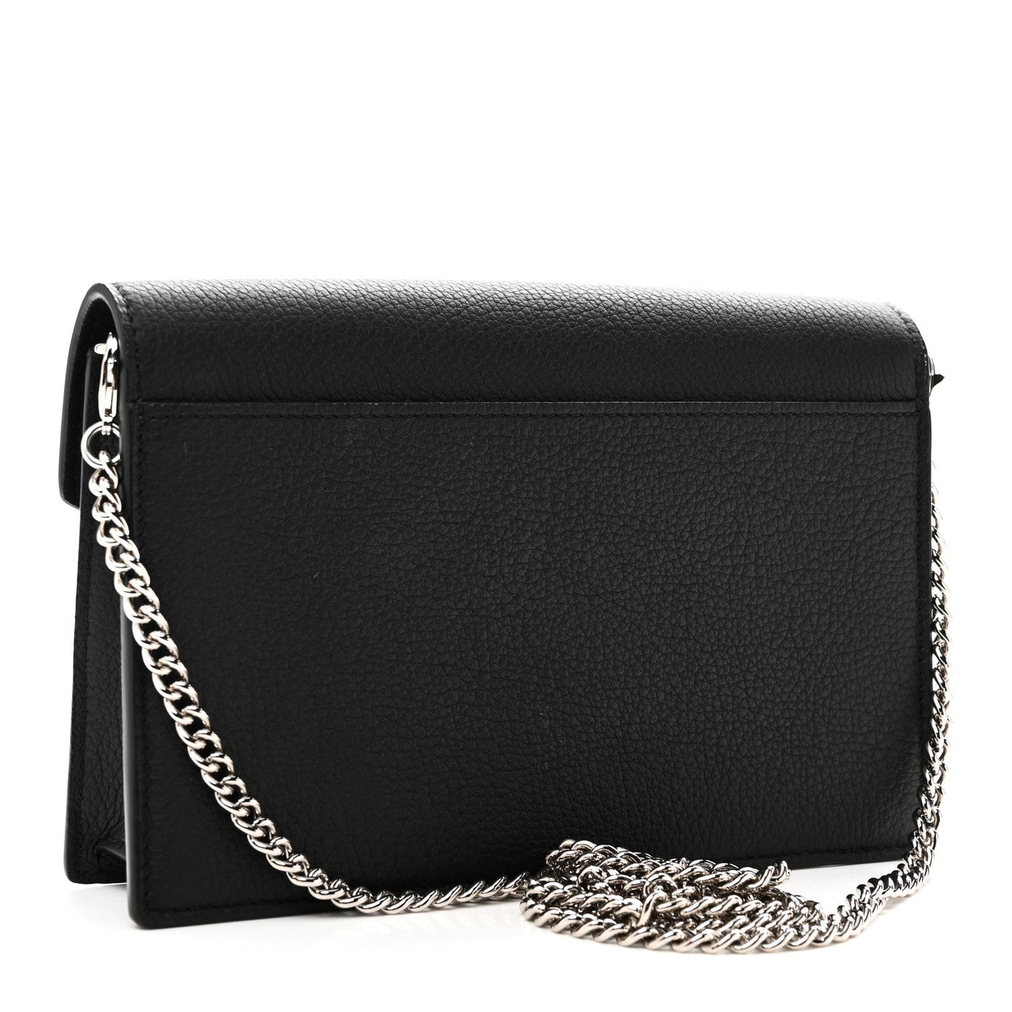 Soft Calfskin My Lockme Chain Pochette Black