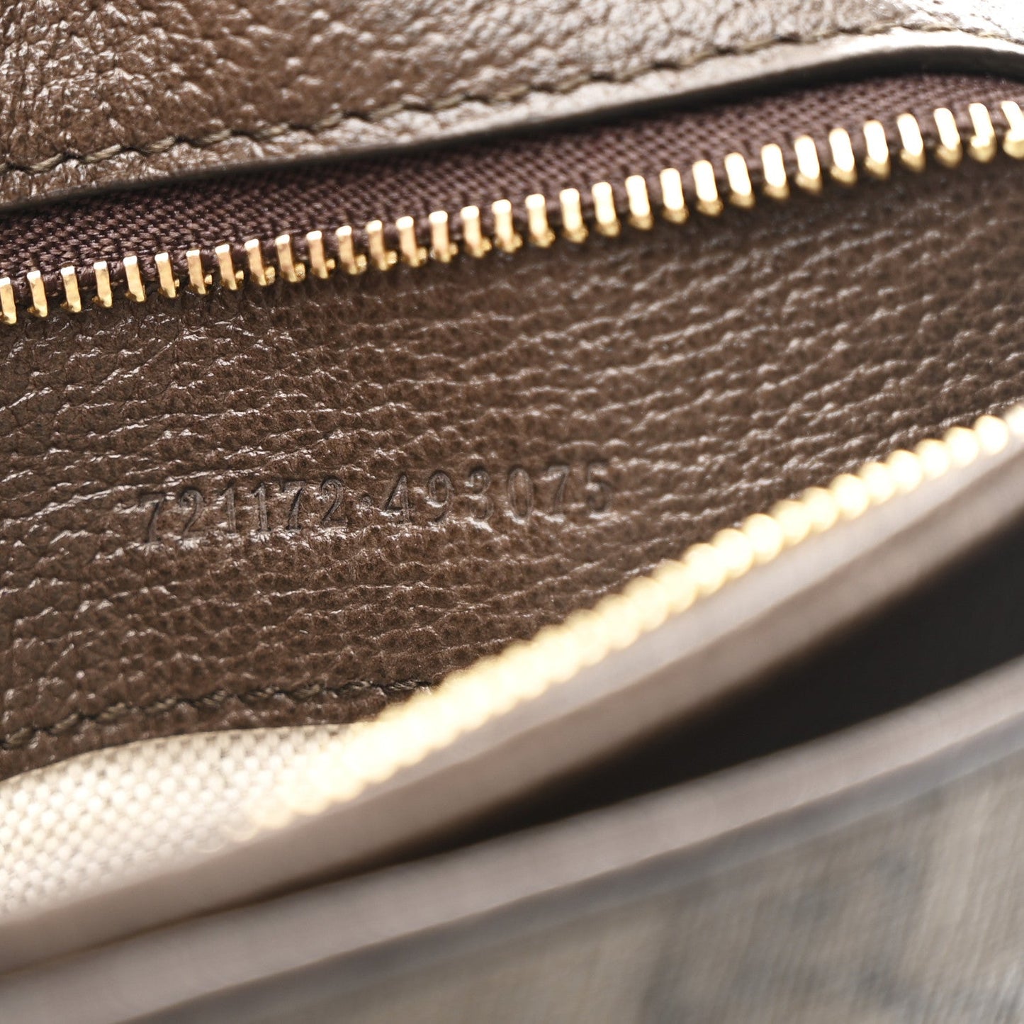 GG Supreme Monogram Textured Dollar Calfskin Web Medium Blondie Top Handle Shoulder Flap Bag Beige Ebony New Acero
